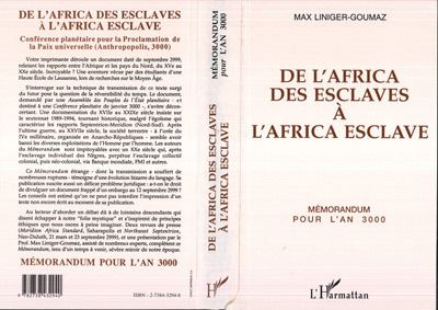 De l'africa des esclaves a l'africa esclave