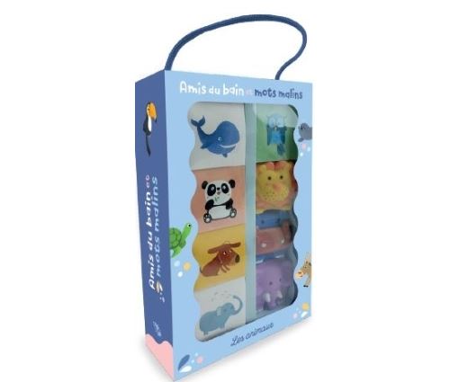 Les animaux - Amis du bain + 3 cubes bain - Collectif - Tam-Tam - Boîte ou accessoire - Jeux livres objets