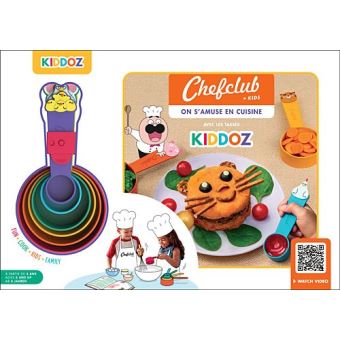 Le coffret Chefclub Kids On s'amuse en cuisine ! Coffret contient 1 livre  et des tasses Kiddoz - Boîte ou accessoire - Chefclub - Achat Livre | fnac