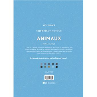 Coloriages mystères Animaux - broché - Nathalie Lavaud, Livre tous