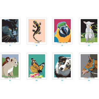 Coloriages mystères Animaux