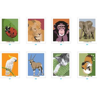 Coloriages mystères Animaux