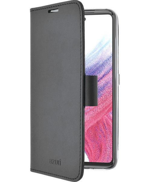 Étui Smartphone Azuri Wallet Case Black - For Samsung Galaxy A53