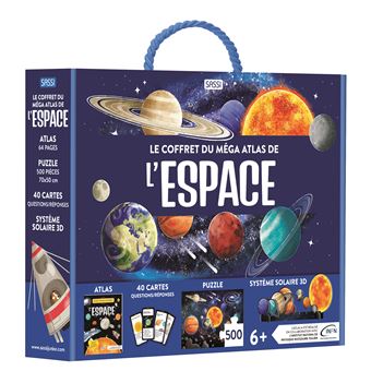 Le coffret méga atlas de l'espace. Tout savoir sur l'espace