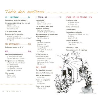 L'art du croquis sur le vif