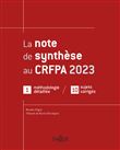 La note de synthèse au CRFPA 2023