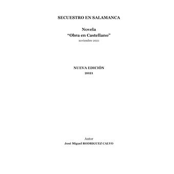 Secuestro en salamanca