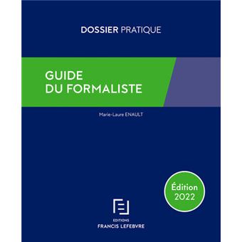 Guide du formaliste 2022