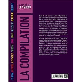 Connaître en citations, la compilation