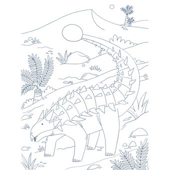 Mon cahier de coloriage : les dinosaures