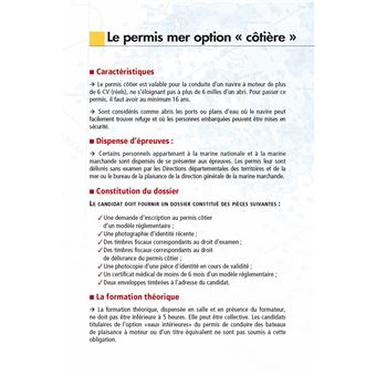 Permis bâteau côtier (9è édition)
