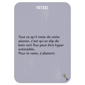 Haters party - Jeu de société - Jeu d'ambiance