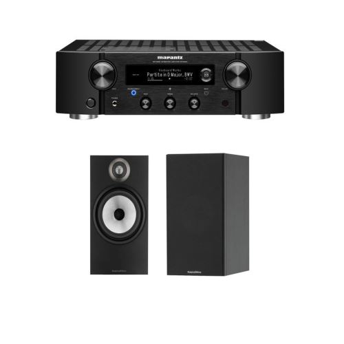 Amplificateur Hi-Fi Marantz PM7000N Noir + Enceinte bibliothèque Series Bowers & Wilkins 606 Black Vendue par paire