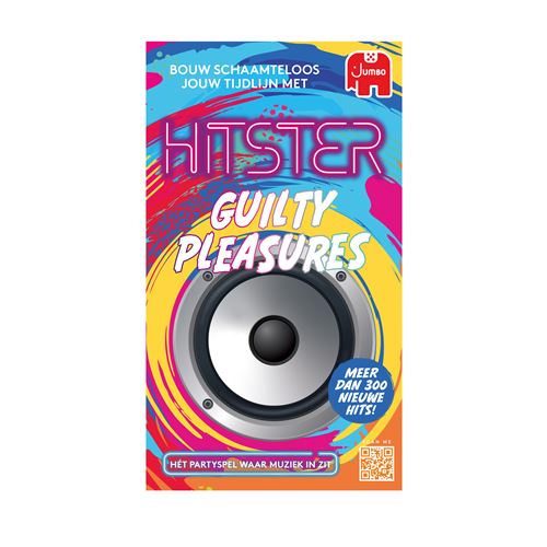 Jeux d'ambiance hitster Guilty pleasures  Jumbo version en Néerlandais