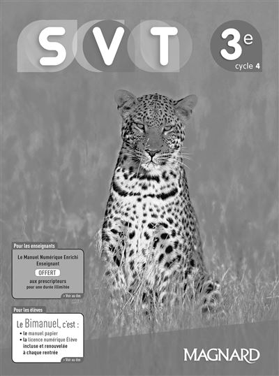 3e SVT Livre du professeur