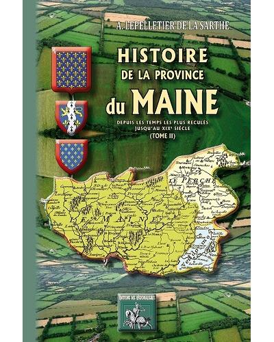 Histoire de la province du Maine - Almire Lepelletier de la Sarthe - relié