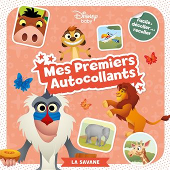 DISNEY BABY - Mes Premiers Autocollants - La savane