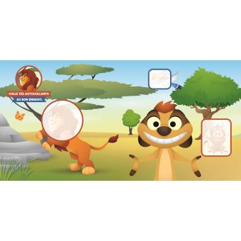 DISNEY BABY - Mes Premiers Autocollants - La savane