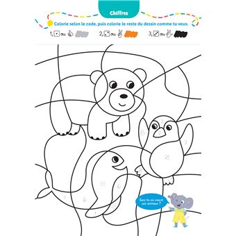 Bravo les maternelles - Mes coloriages - Animaux mignons - Toute Petite section et Petite section
