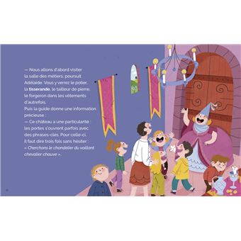 Joyeuse visite au château