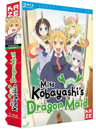 Coffret Miss Kobayashi's Dragon Maid Saison 1 Blu-ray