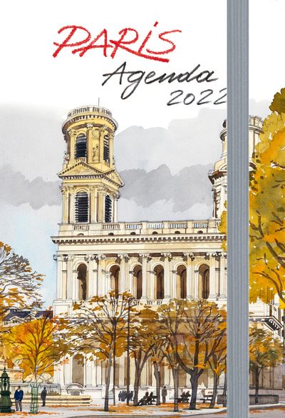 Paris agenda 2022 (petit format) - Fabrice Moireau - broché