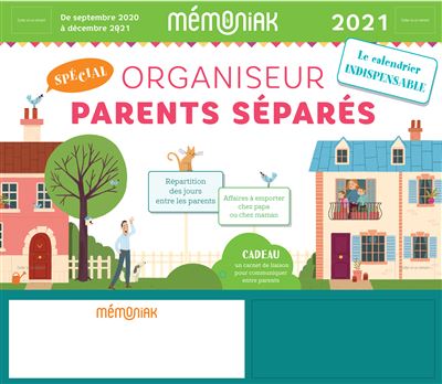 Organiseur Parents séparés Mémoniak 2020-2021