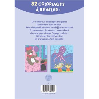 Mon bloc de coloriages magiques - Les chiffres
