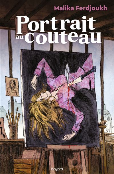 Portrait au couteau - Malika Ferdjoukh - broché