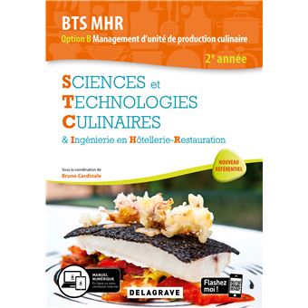 Sciences et Technologies Culinaires (STC) 2e année BTS MHR (2020) - Pochette élève