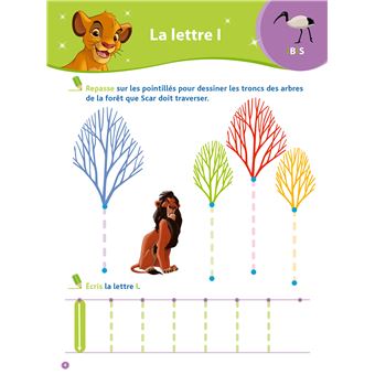 Disney - Grands Classiques - J'apprends à écrire les majuscules PS - MS (3-5 ans)