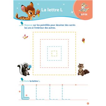 Disney - Grands Classiques - J'apprends à écrire les majuscules PS - MS (3-5 ans)