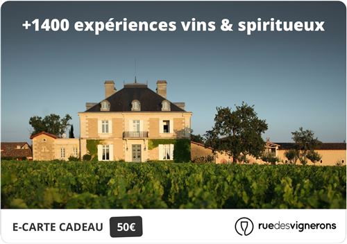 Carte cadeau Rue des Vignerons 50 euros