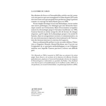 La Guerre du Liban