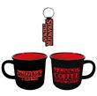 Coffret Cadeau Tasse Métal et Porte-clés Stranger Things