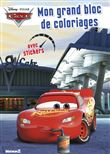 Cars Mon grand bloc de coloriages avec stickers