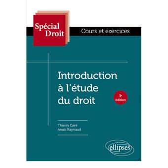 Introduction à l'étude du droit