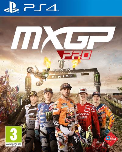 Pochette avant du jeu MXGP PRO PS4