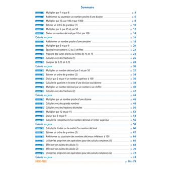 Maths CM2 Ed. 2022  - Livret d'entrainement au calcul fluide