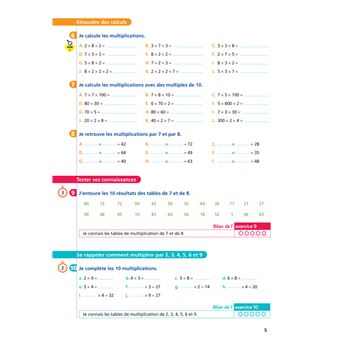 Maths CM2 Ed. 2022  - Livret d'entrainement au calcul fluide