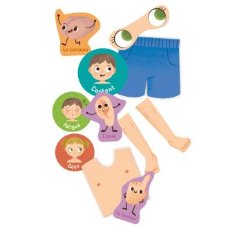 Ma pochette d'aimants - corps humain