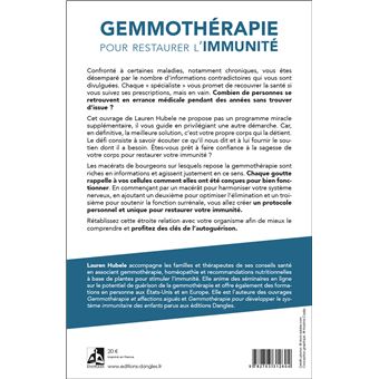 Gemmothérapie pour restaurer l'immunité