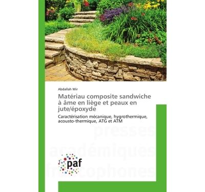 Matériau composite sandwiche à âme en liège et peaux en jute-époxyde