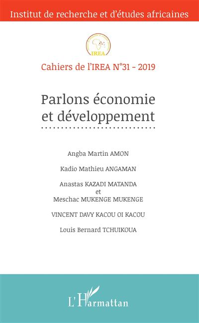 Parlons économie et développement -  Collectif - broché