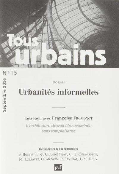 Tous urbains n° 15 (2016) -  Collectif - broché