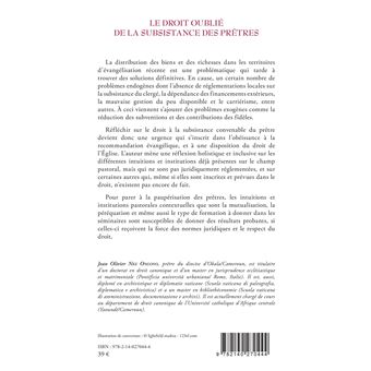 Le droit oublié de la subsistance des prêtres