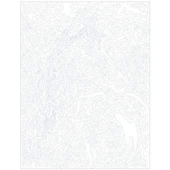 Peinture au numéro - licornes et chevaux - cahier avec palette et pinceau