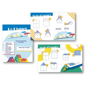 Je plie, je joue - Les avions en papier