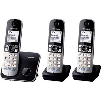 PANASONIC CORDLESS DECT PHONE TRIO KX-TG6813BLB