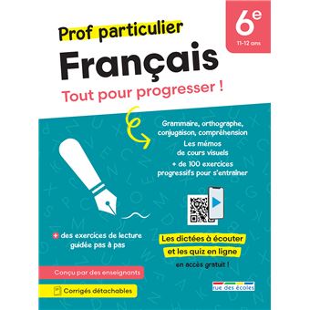 Prof particulier - Français 6e